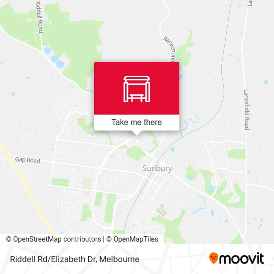 Mapa Riddell Rd/Elizabeth Dr