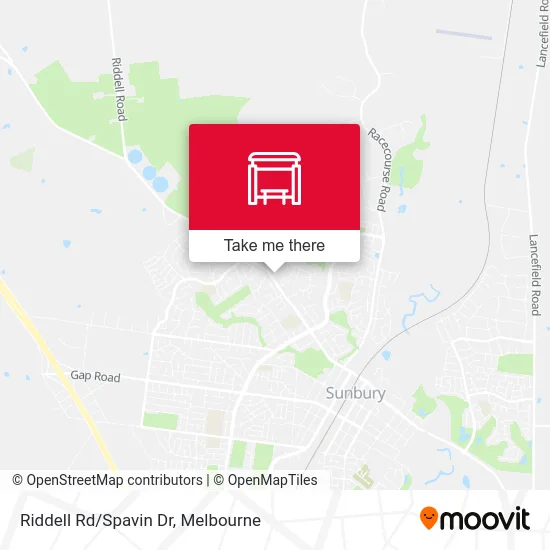 Mapa Riddell Rd/Spavin Dr