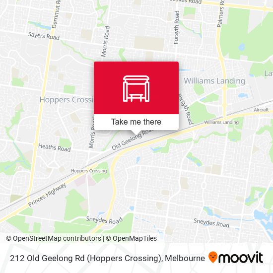 212 Old Geelong Rd (Hoppers Crossing) map