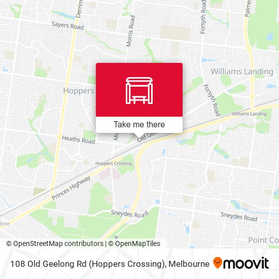 108 Old Geelong Rd (Hoppers Crossing) map