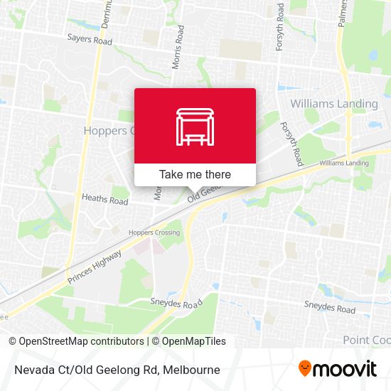 Nevada Ct/Old Geelong Rd map