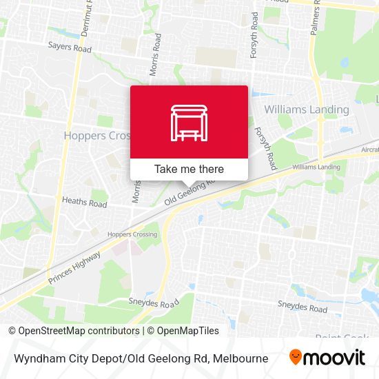Wyndham City Depot / Old Geelong Rd map