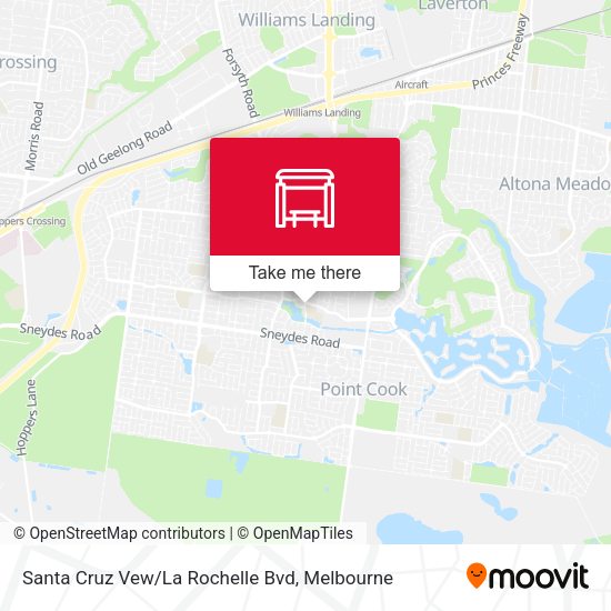 Santa Cruz Vew/La Rochelle Bvd map