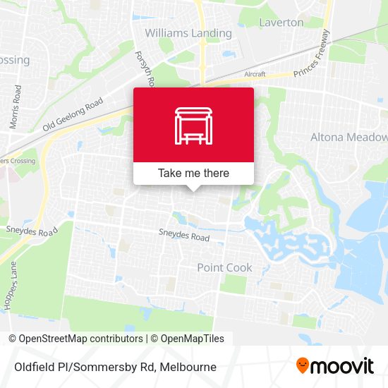 Oldfield Pl/Sommersby Rd map