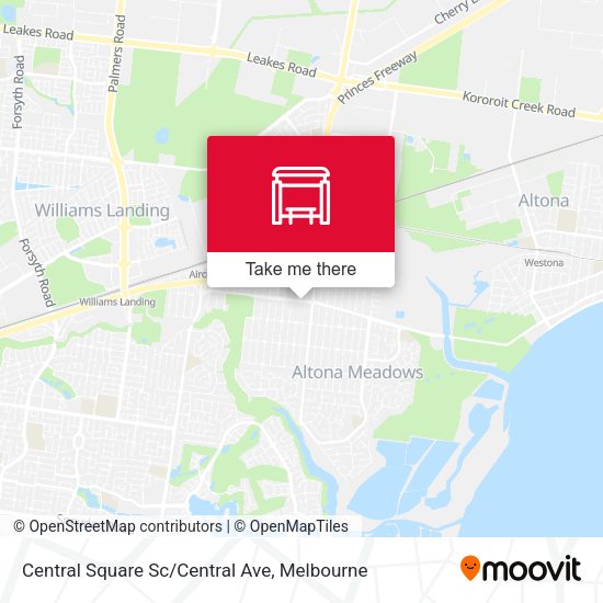 Central Square Sc/Central Ave map