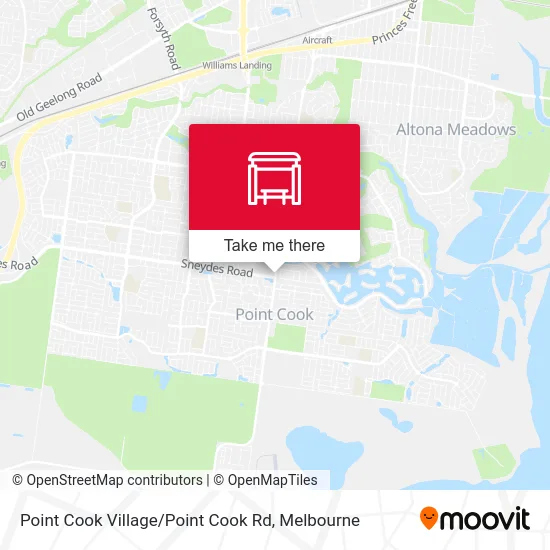 Mapa Point Cook Village / Point Cook Rd