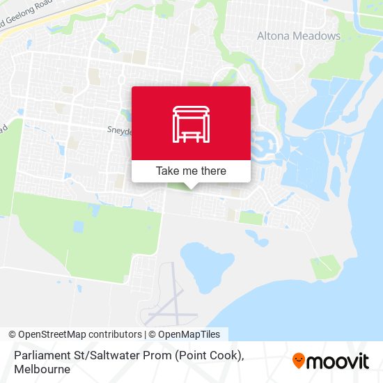 Mapa Parliament St / Saltwater Prom (Point Cook)