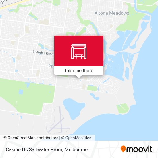 Casino Dr/Saltwater Prom map