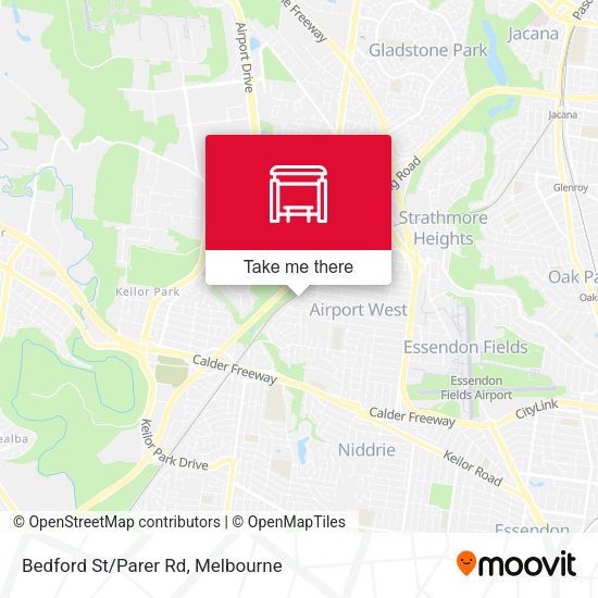 Bedford St/Parer Rd map