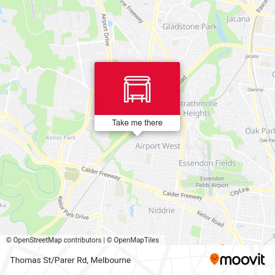 Thomas St/Parer Rd map