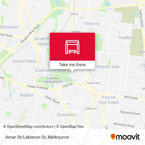 Amar St/Lebanon St map