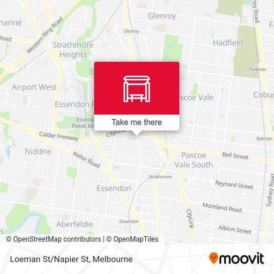 Loeman St/Napier St map