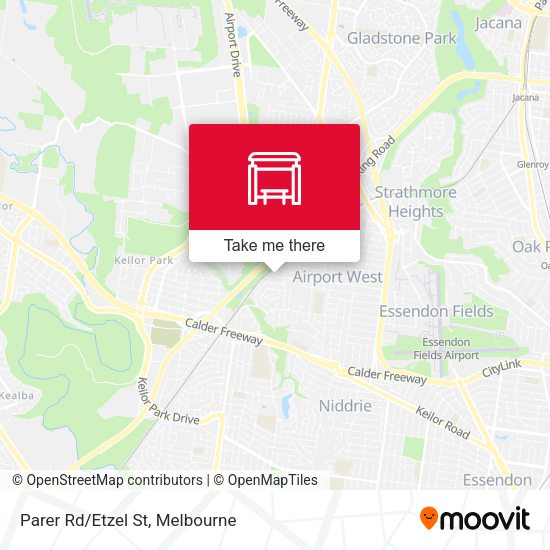Parer Rd/Etzel St map