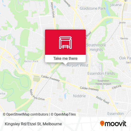Kingsley Rd/Etzel St map