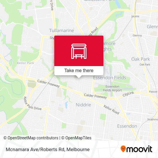 Mcnamara Ave/Roberts Rd map