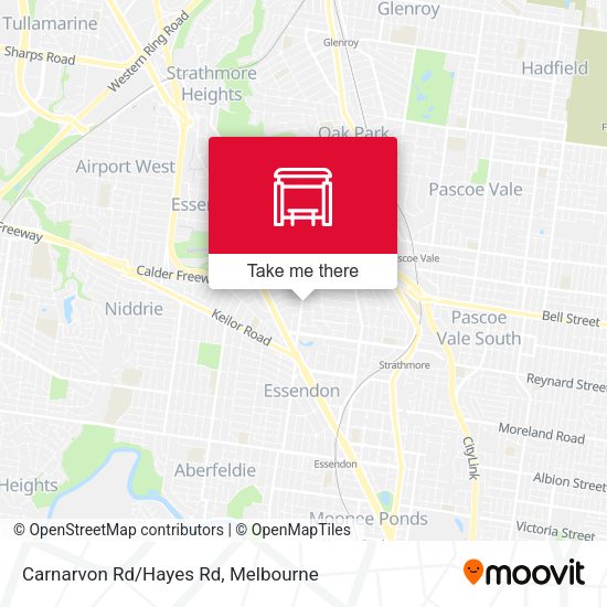 Carnarvon Rd/Hayes Rd map