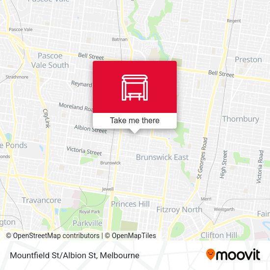 Mountfield St/Albion St map