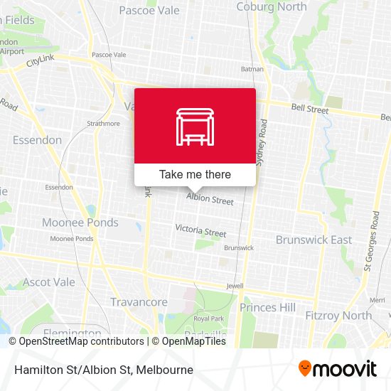 Hamilton St/Albion St map