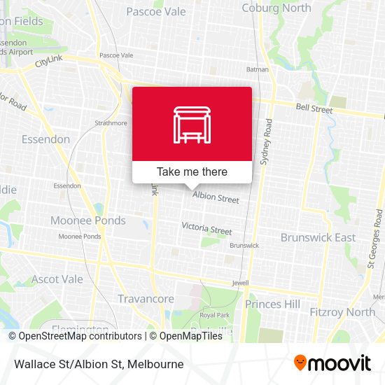 Wallace St/Albion St map