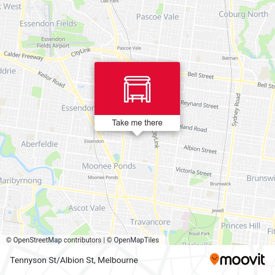 Tennyson St/Albion St map