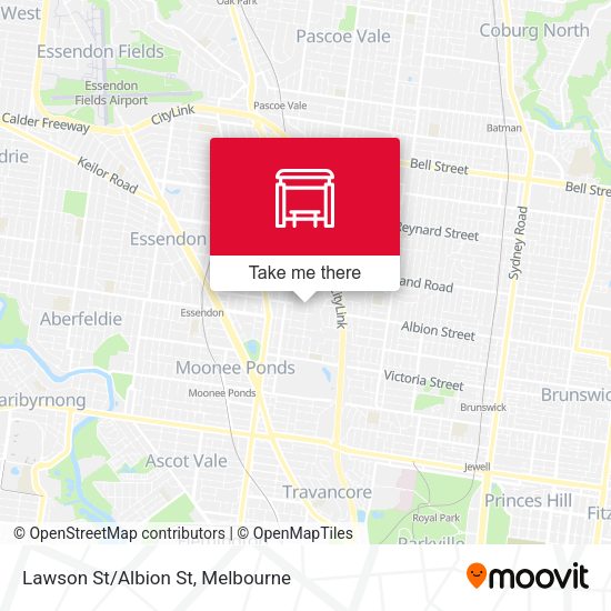 Lawson St/Albion St map