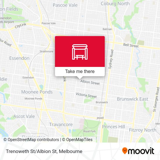 Trenoweth St/Albion St map