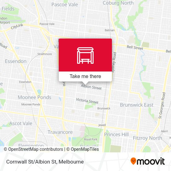 Cornwall St/Albion St map