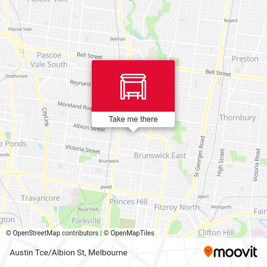 Austin Tce/Albion St map
