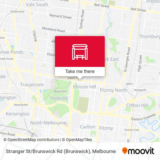 Stranger St / Brunswick Rd map