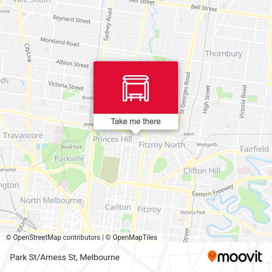 Park St/Amess St map