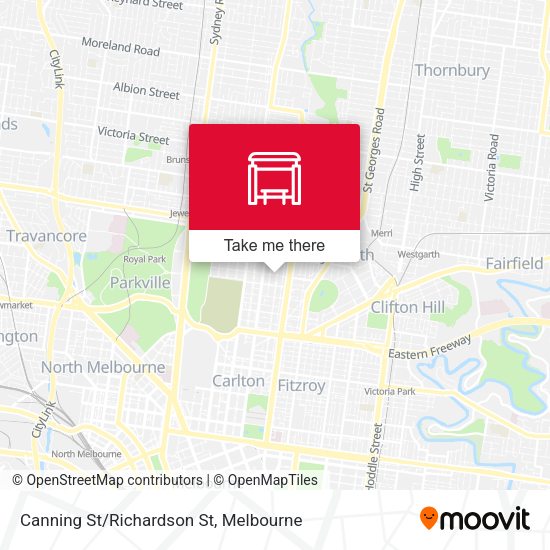 Canning St/Richardson St map