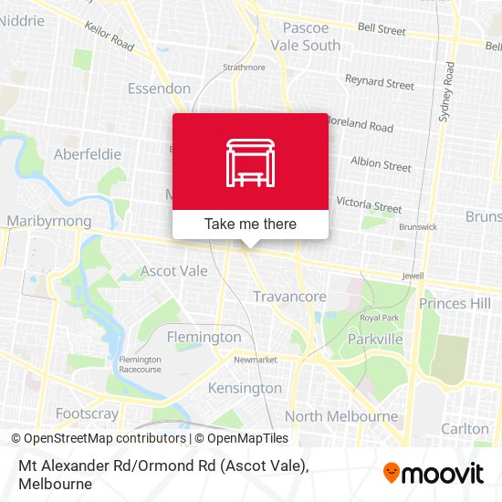 Mt Alexander Rd / Ormond Rd (Ascot Vale) map