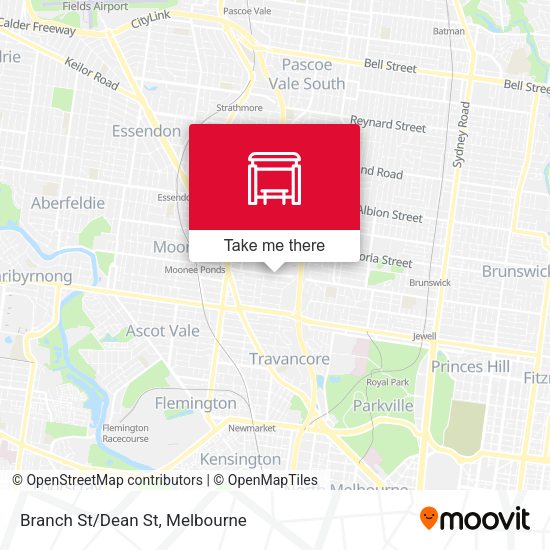 Branch St/Dean St map