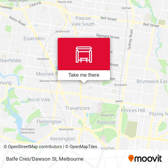 Balfe Cres/Dawson St map