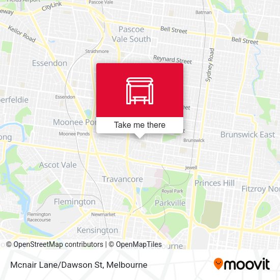 Mcnair Lane/Dawson St map