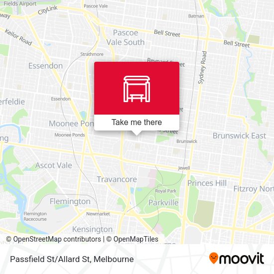Passfield St/Allard St map