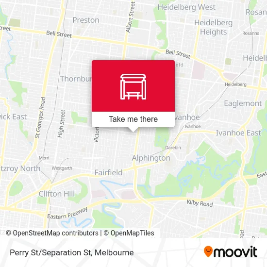 Mapa Perry St/Separation St