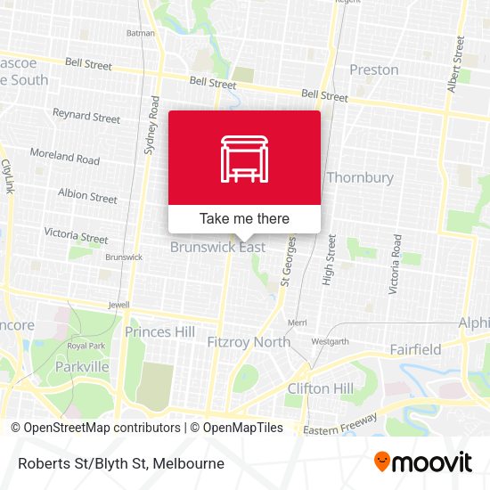Roberts St/Blyth St map