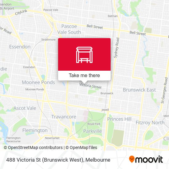 488 Victoria St (Brunswick West) map