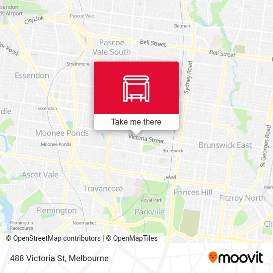 Mapa 488 Victoria St