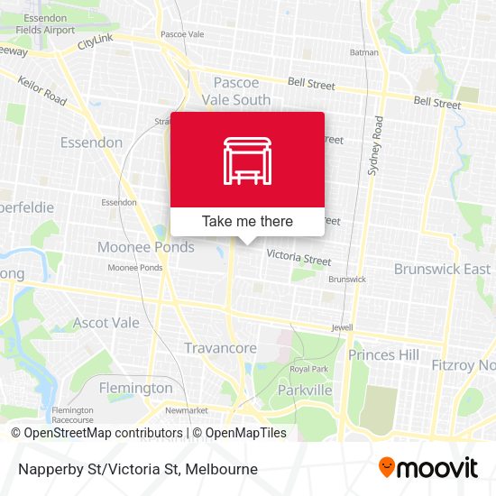 Napperby St/Victoria St map