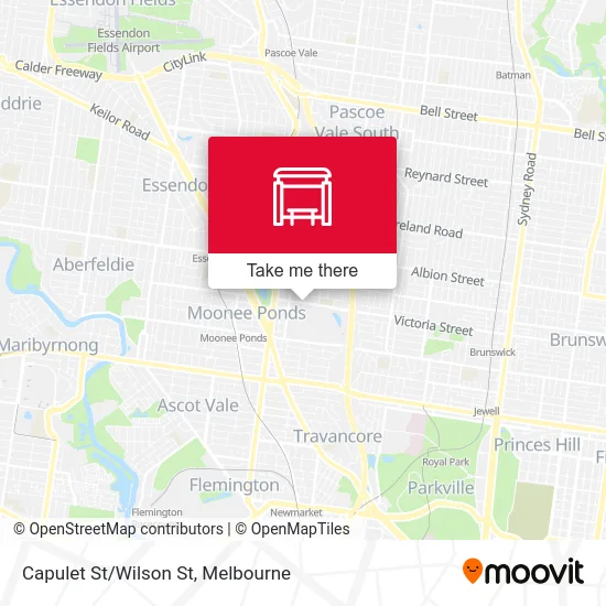 Mapa Capulet St/Wilson St