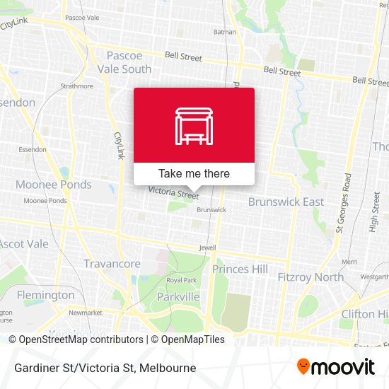 Gardiner St/Victoria St map