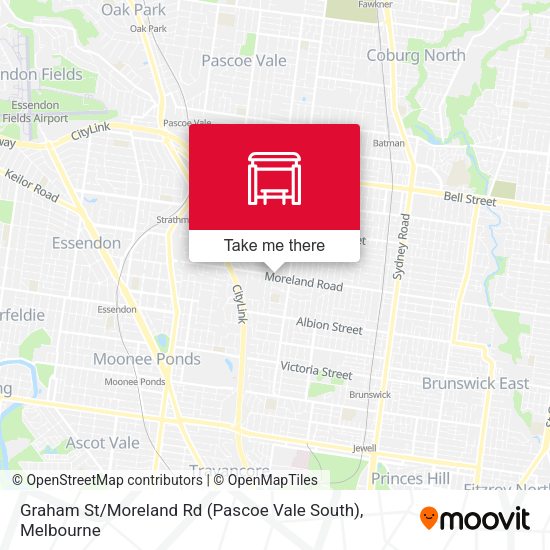 Graham St / Moreland Rd (Pascoe Vale South) map