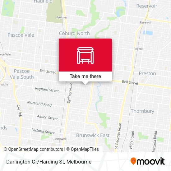 Darlington Gr/Harding St map