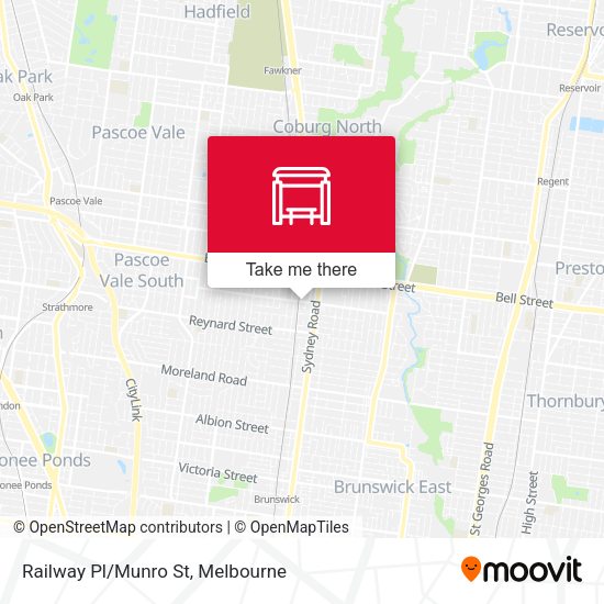 Railway Pl/Munro St map