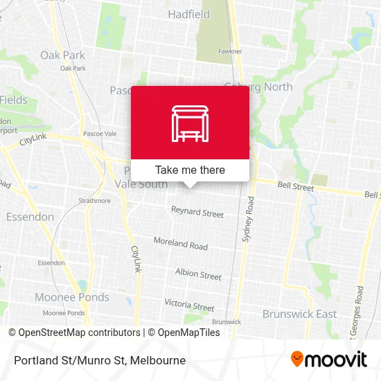 Mapa Portland St/Munro St