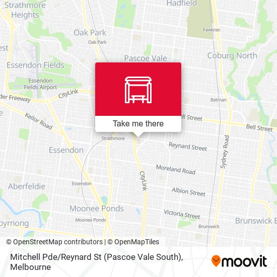 Mitchell Pde / Reynard St (Pascoe Vale South) map