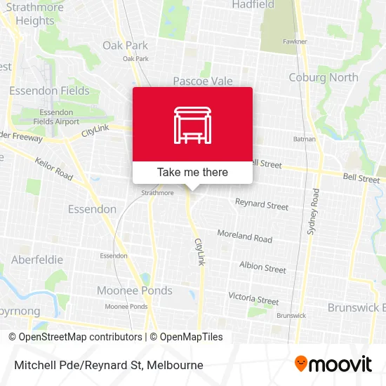 Mapa Mitchell Pde/Reynard St