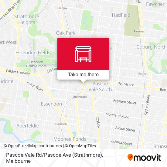 Pascoe Vale Rd / Pascoe Ave (Strathmore) map